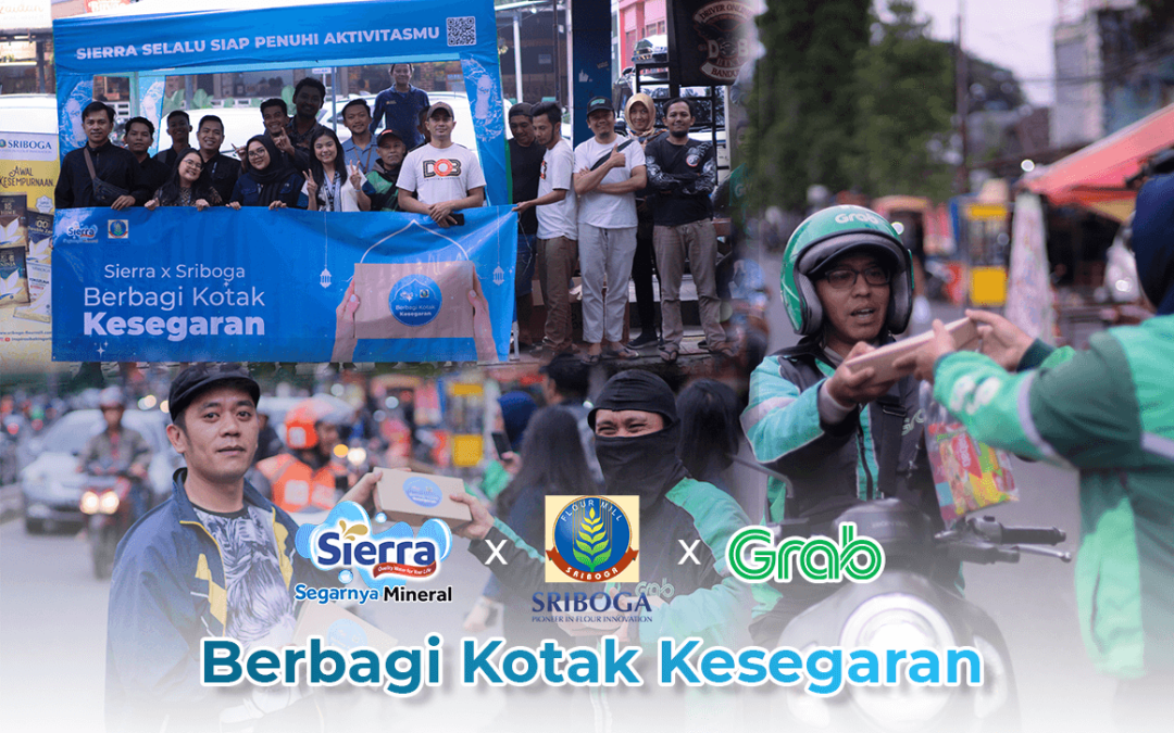 Membawa Berkah di Bulan Ramadhan: Sierra Berbagi Kotak Kesegaran bersama Sriboga Flour Mill & Grab Jabar