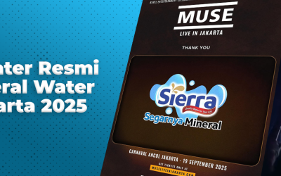 Sierra Mineral Water Resmi Jadi  Official Mineral Water MUSE Live in Jakarta 2025