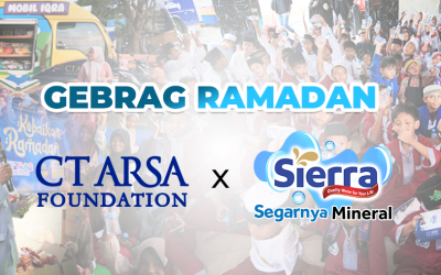 GEBRAG RAMADAN 2025: CT Arsa Foundation Berbagi Kebahagiaan di Bulan Suci dengan Dukungan Penuh dari Sierra Mineral Water